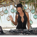 Miss Renee Simone DJing live at The Great Northern Hotel